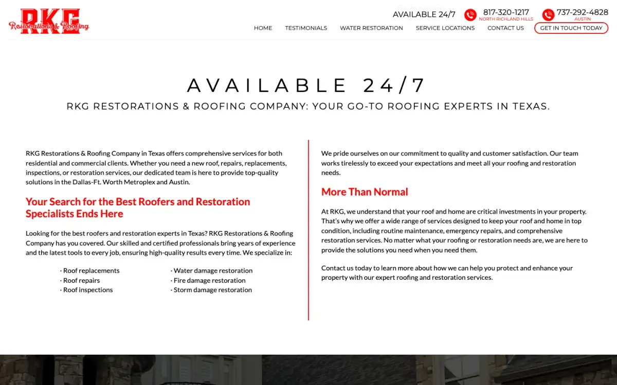 Available 24/7 introduction to the company