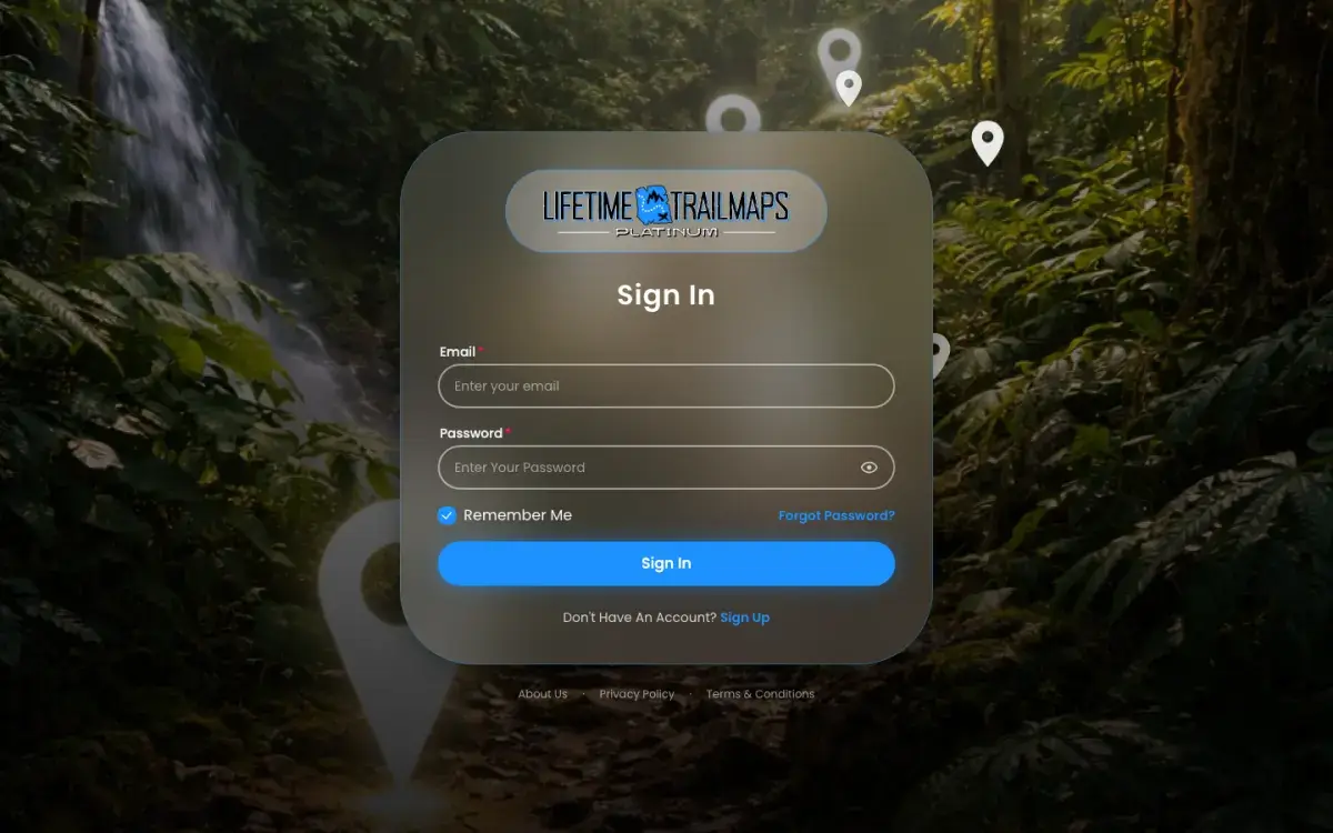 Lifetime Trails off-road navigation and route planning app